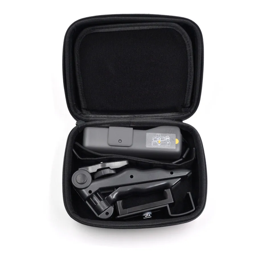 PU Carbon Grain Storage Bag For DJI OSMO Pocket Portable Travel Carry Case Cover For OSMO Pocket Accessories Protective Handbag-17