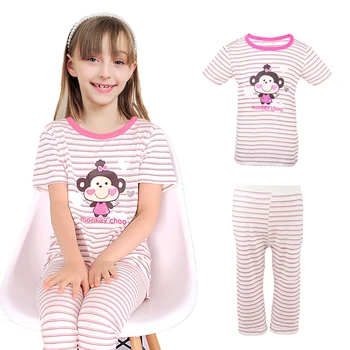 

Pajama For Girls Summer Cotton Casual Children Clothing Good Quality Big Kids Pajama Sets Girls Clothing Sets Baby Clothes 4-14Y