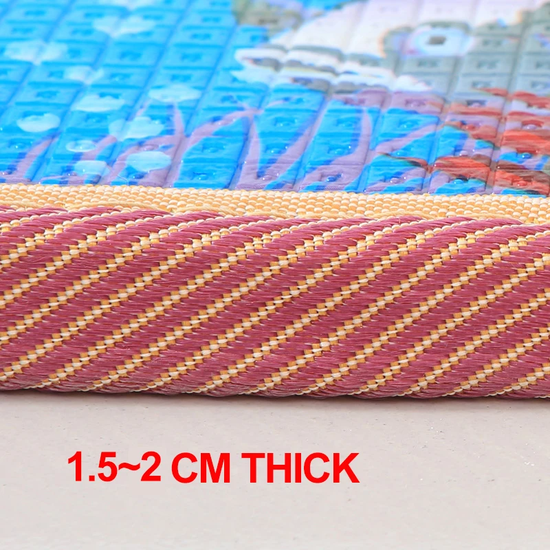 Коврик игровой детский 200*180*3 см двусторонний толстый|thick play mats|baby matplay mat |