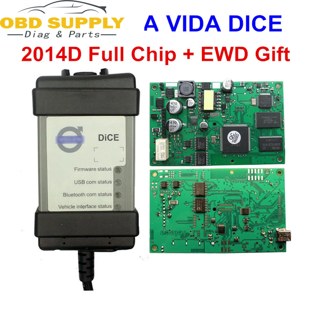 

Hottest Full Chip For Volvo Vida Dice 2014D Diagnostic Tool Multi-Language For Volvo Dice Pro Vida Dice Green Board