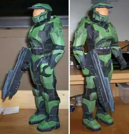 Halo War Commando Crew Genesis 3D Paper Model