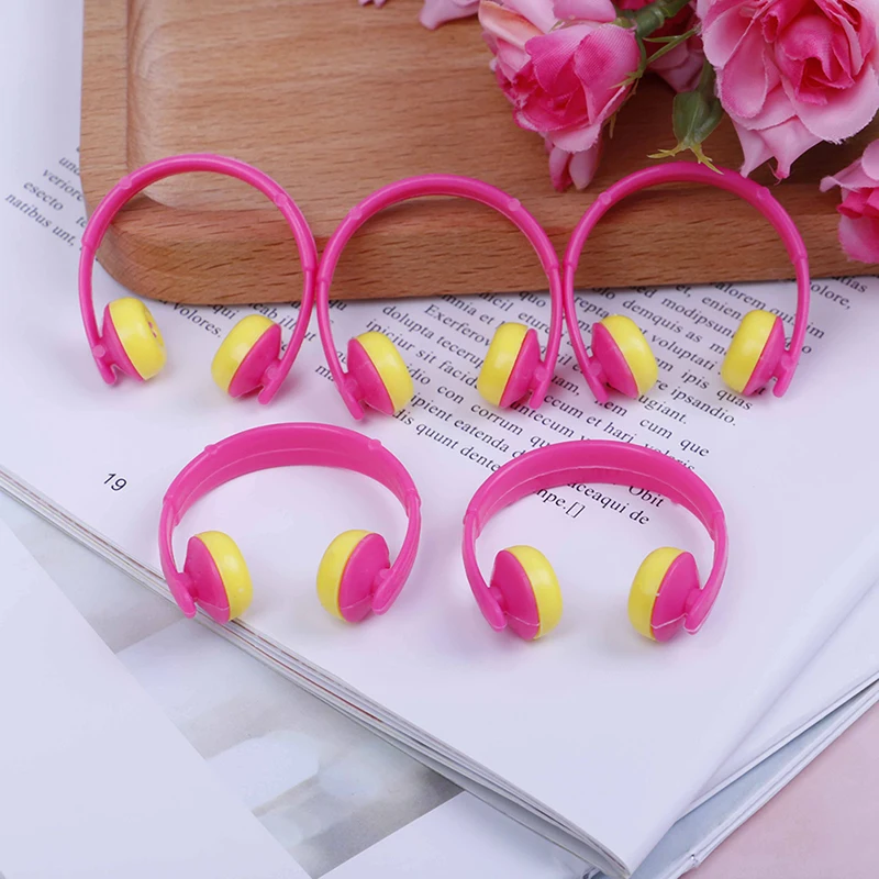 

1 Set Kids Girls Toy Roller Play Accessories Roller Skate Fancy Doll headset for Barbie dolls Decorative Toy