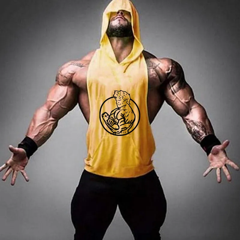

Captain America Gyms clothing Bodybuilding and Fitness Men Tank Top hoodies Animal Vest Stringer Sporting Muscle Shirts