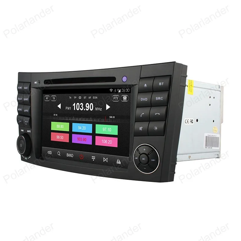 Discount Android4.4 Car CD DVD player Support DTV GPS BT 3G WiFi DAB+ TPMS FM AM radio For B/enz E C/lass W211 W209 W219 25
