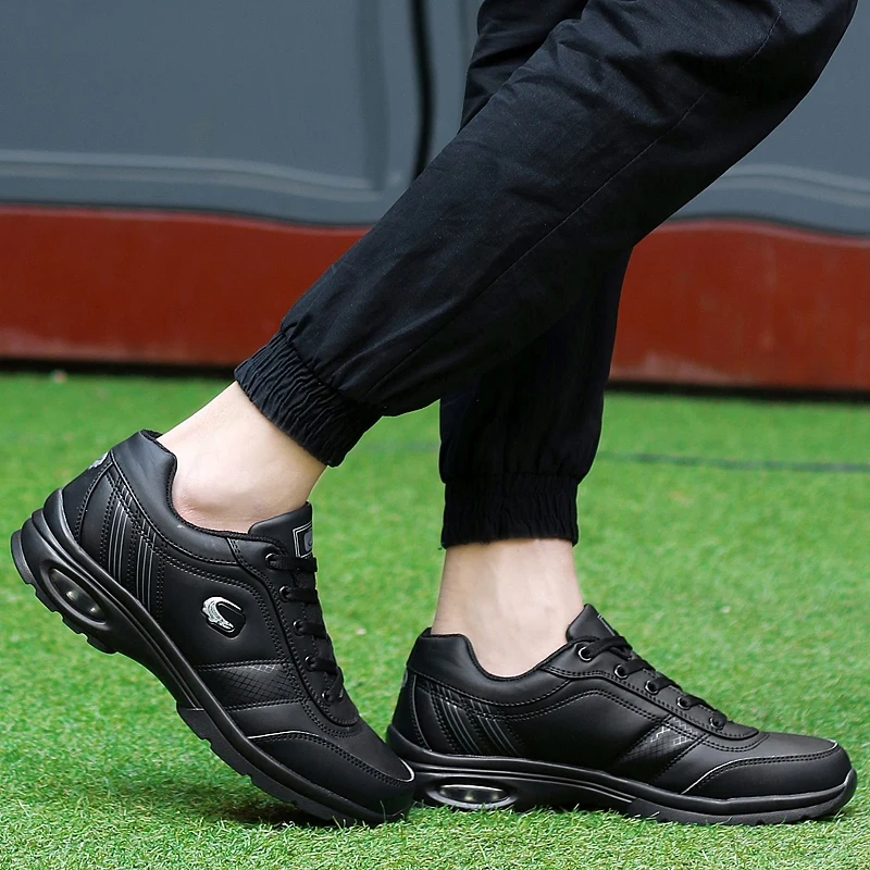 Мужская обувь для бега, большие размеры 11, кроссовки, 2019, обувь для бега на воздушной подушке, кожаные спортивные кроссовки, мужская