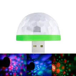 Новый мини Портативный USB Disco свет этапа Главная Свадебная вечеринка Декор огни Светодиодный украшения красочные КТВ диско DJ праздник