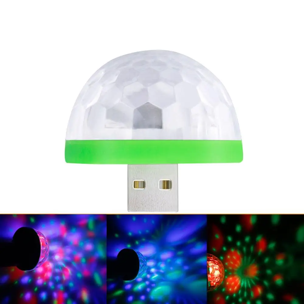 Новый портативный USB диско сценический мини светильник домашний декор для