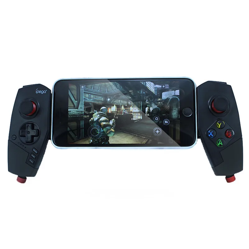 

New Ipega 9055 Gamepads Red Spider Bluetooth Retractable Game Joystick Handle USB For Iphone 6 7 Plus Computers Phones Gamepads