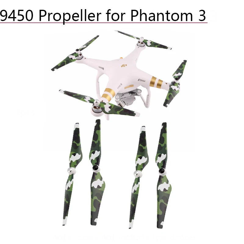

4PCS 9450 Self-locking Propeller for DJI Phantom 3 Phantom 2 3A 3P 3S Camera Drone Parts Replacement Props Quick Release Blades