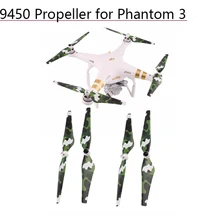 4PCS 9450 Self-locking Propeller for DJI Phantom 3 Phantom 2 3A 3P 3S Camera Drone Parts Replacement Props Quick Release Blades dji phantom 3 9455s carbon fiber propeller low noise props folding propeller for phantom 2 drone parts noise reduction 9455 wing