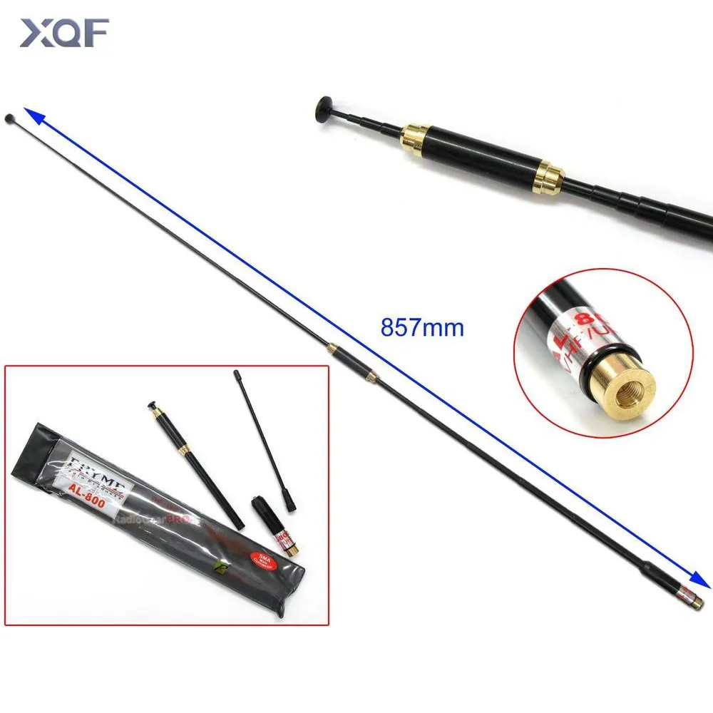 AL-800 SMA-Male телескопическая антенна двухдиапазонная для рации BAOFENG UV-3R TONFA 985 TYT TH-F5 Yaesu VX-3R/6R/7R двухстороннее радио