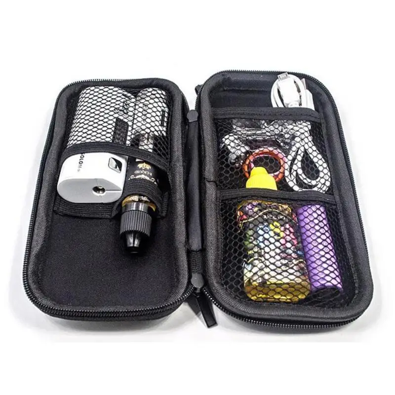 

Simple Black Earphone Bags Portable Box Carrying Bags Earphone Bag Case Zipper Earbuds Headset Headphone Storage Cover