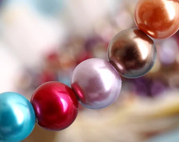 

Lot 1000 Mixed Color Round Glass Pearl Loose Beads 6mm CHIC