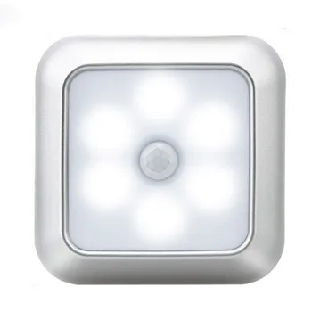 

Battery Powered LED Motion Sensor Night Light Wall Lamp Closet Cabinet Stairs Lighting