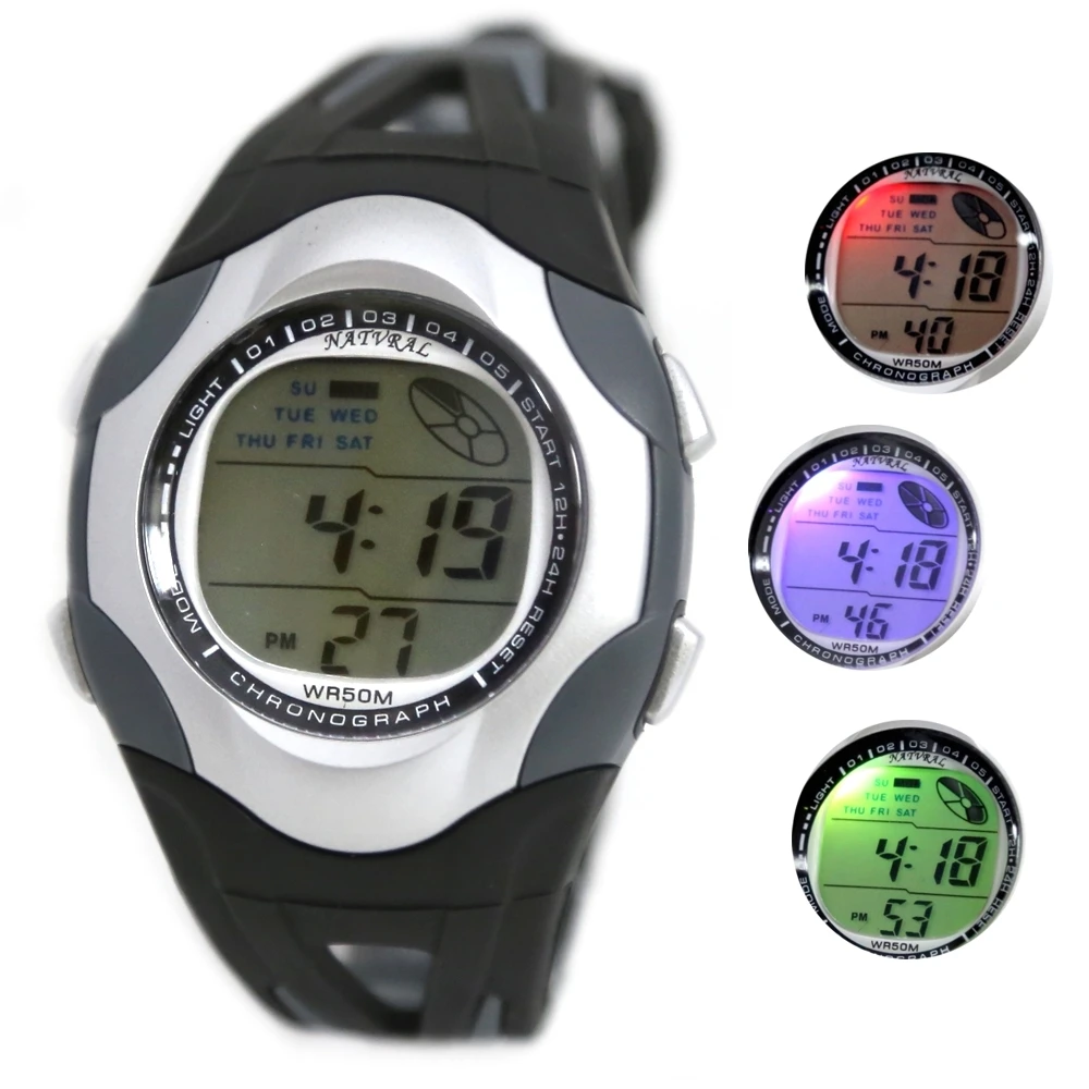 DW313L PNP Matt Silver Watchcase Water Resist Men 100% Tested 3ATM Digital Watch