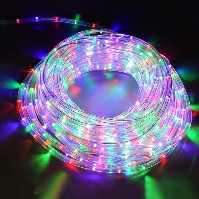 buy Waterproof Dimmable 220V LED Strip Light 20Leds M Kitchen Outdoor Garden Lamp Tape with Plug for Garden Outdoor #