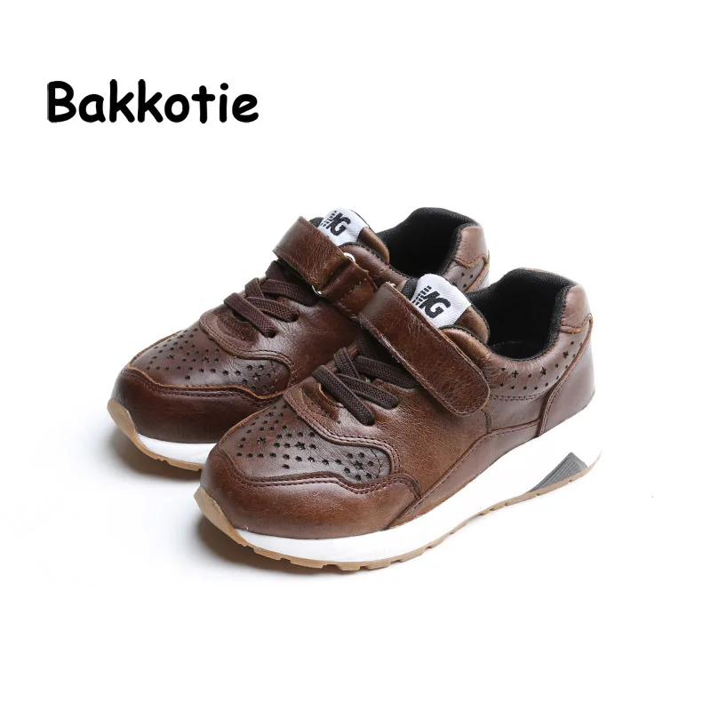 Bakkotie 2017 Fashion Leather Baby Spring Autumn Boy Casual Children Sport font b Shoe b font