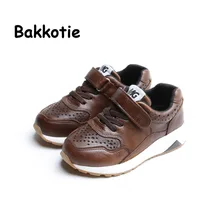 Bakkotie 2017 Fashion Leather Baby Spring Autumn Boy Casual Children Sport Shoe Breathable Kid Brand Sneaker Trainer Leisure