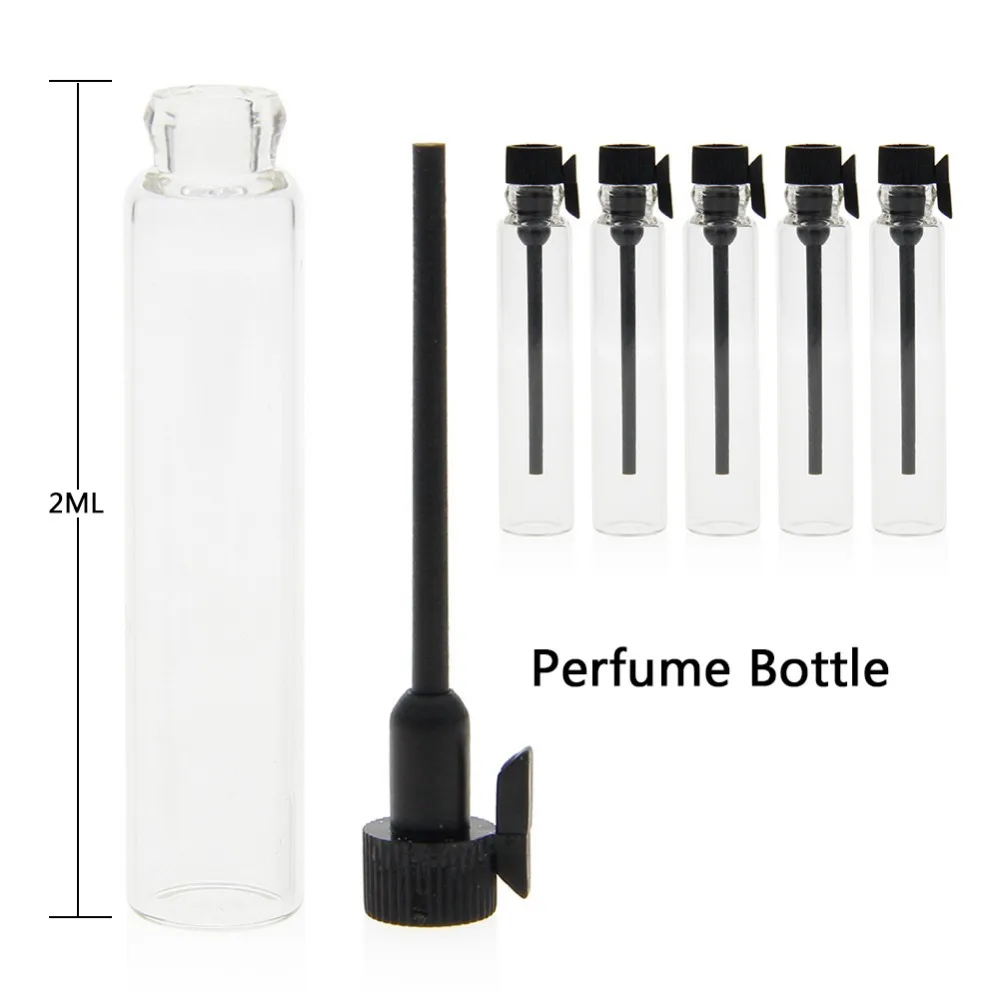 15 шт./лот 2 мл Мини стеклянный парфюм небольшой образец пузырек флакон пустая лабораторная жидкость пробный Пробник#246899