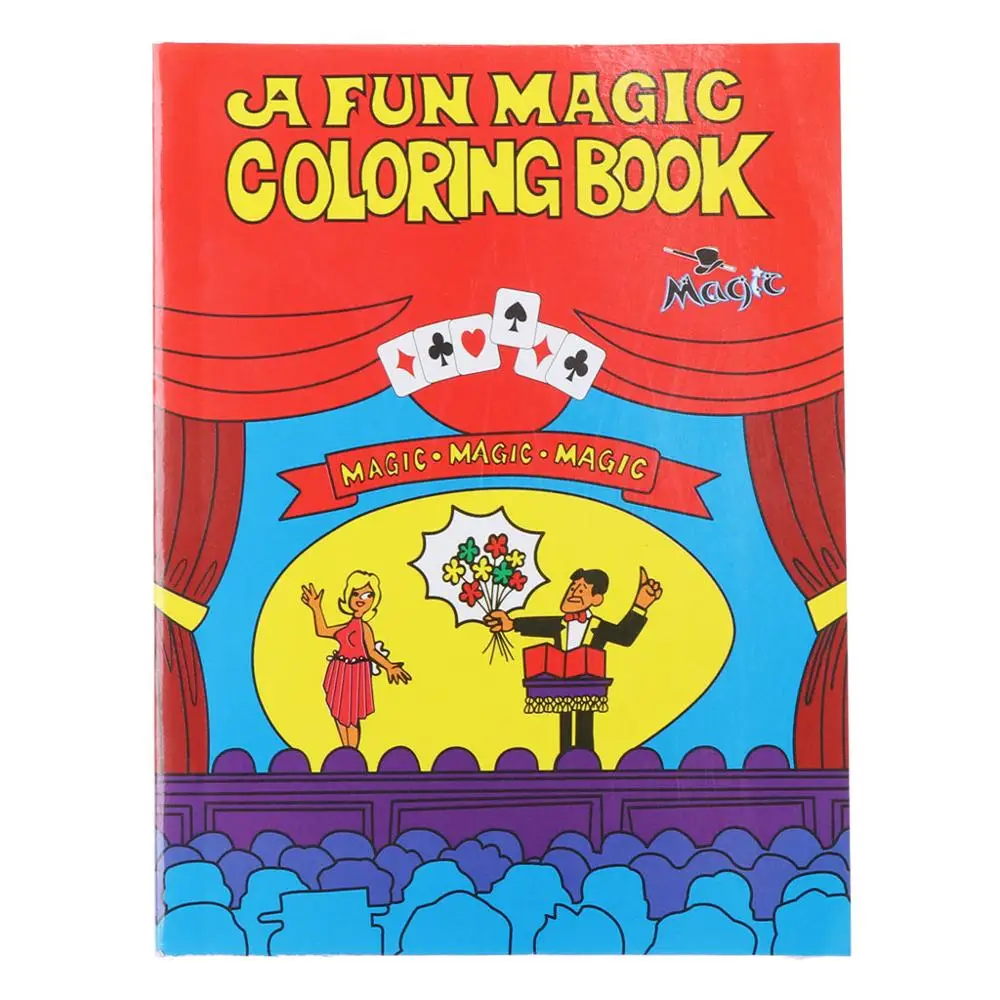 HBB комедия волшебная раскраска Волшебные трюки Иллюзия детская игрушка подарок Забавная детская игрушка - Цвет: Red Small