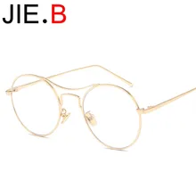 Новая индивидуальная круглая рамка анти-Blu-ray зеркало может быть оснащено близорукостью, пресбиопические очки унисекс Ультра-легкие очки Рамка