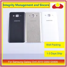 Originele Voor Samsung Galaxy On5 2015 G550 G550F SM G550FY Behuizing Batterij Deur Achter Back Cover Case Chassis Shell