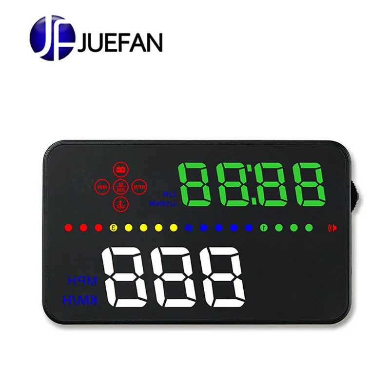 

HUD head-up display A300 car universal HUD speed digital projection OBD driving computer