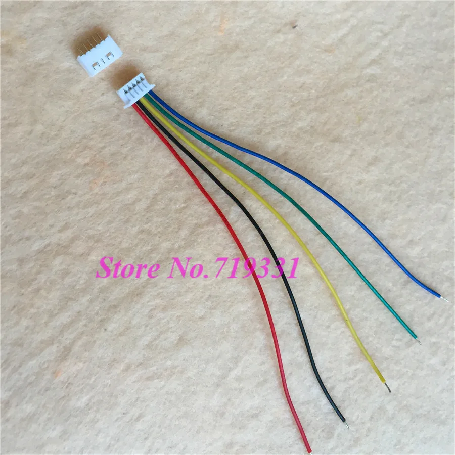 20 комплектов Micro 1 25 мм 5pin кабель JST 5 контактный штекер и с проводами|plug connector|jst male