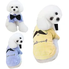 Pet Весна и лето очки Усы жилет костюмы для собак Одежда для собак Жилет