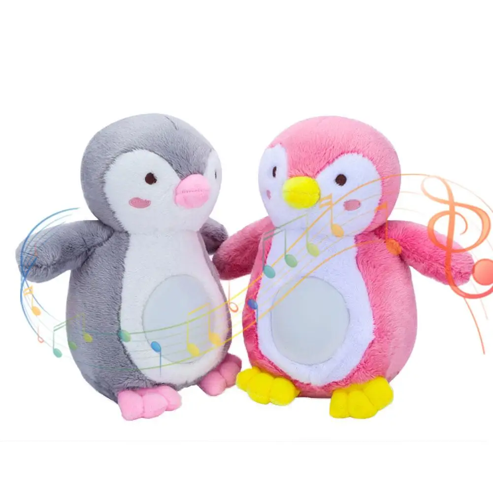 Детские Bluetooth звук и свет маленький пингвин Моделирование Плюшевые игрушки раннего детства обучающие игрушки