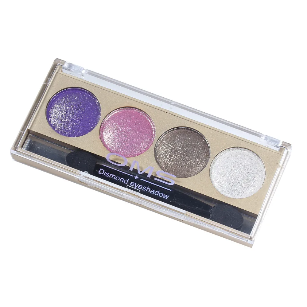 Glitter Natural 4colors Eyeshadow Palette Shining fashion Makeup cream
