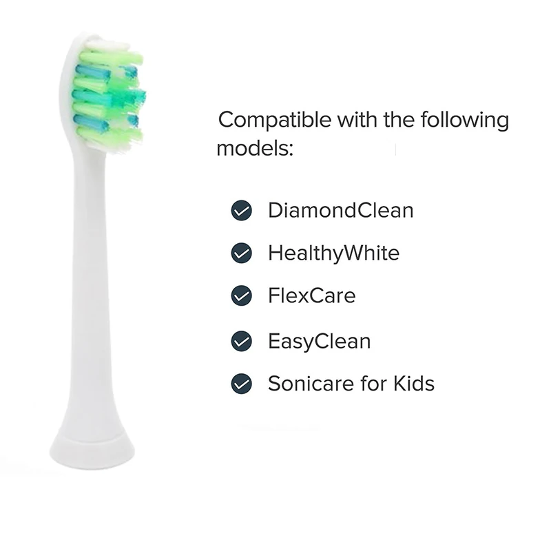 8x для Philips Sonicare InterCare HX9003 HX6431 электрические насадки для зубных щеток Замена алмазных зубных щеток головка