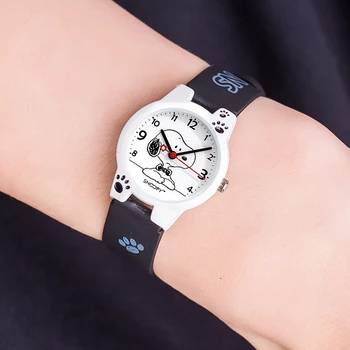 

Snoopy Children Watch Kids Watches Boys Cartoon Strap Student Clock Brand Casual Fashion Cute Quartz Wristwatches Waterproof