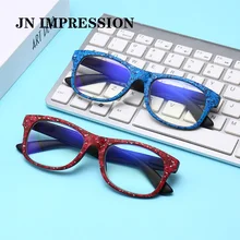 Ретро Анти-blu-ray очки для чтения женские прозрачные линзы анти-голубые легкие очки винтажные Анти-усталость компьютерные очки T18150