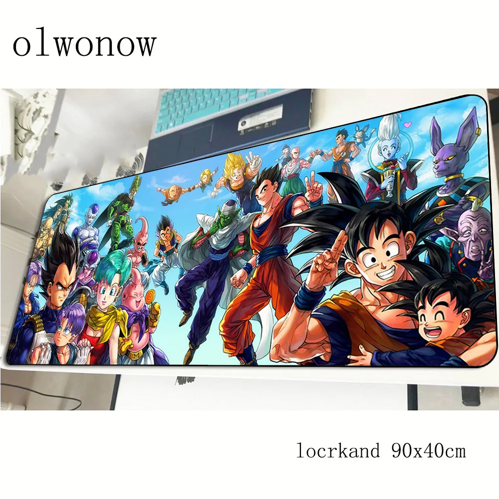 Dragon Ball pad mouse computer gamer present mouse pad 900x400x3mm padmouse Birthday mousepad ergonomic gadget office desk mats