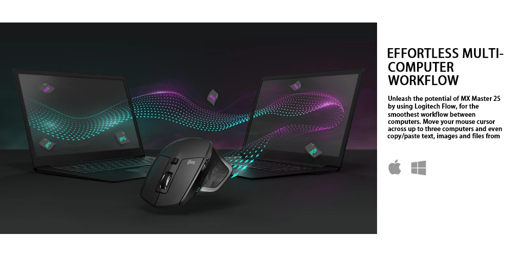 Производитель отремонтированный: Беспроводная мышь logitech MX Master/Master 2S с 2,4 ГГц 4K dpi Bluetooth USB с двойным подключением