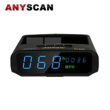 AUTOOL X100S GPS Car Solar Digital Meter GPS HUD KM/H MPH Speedometer Overspeed Alarm Altitude GPS Driving Computer Display