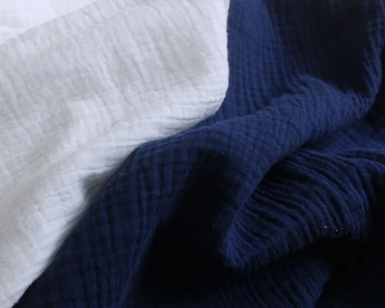 Buy Natural 100 Cotton Double Crinkle Gauze Voile