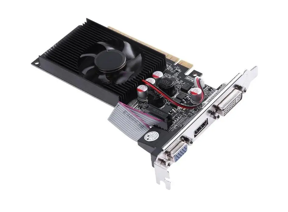 

PCWINMAX original GT730 2G D3 64BIT PCI-E Gaming Card Multimedia video Card。with VGA HDMI DVI Port .for NVIDIA GeForce