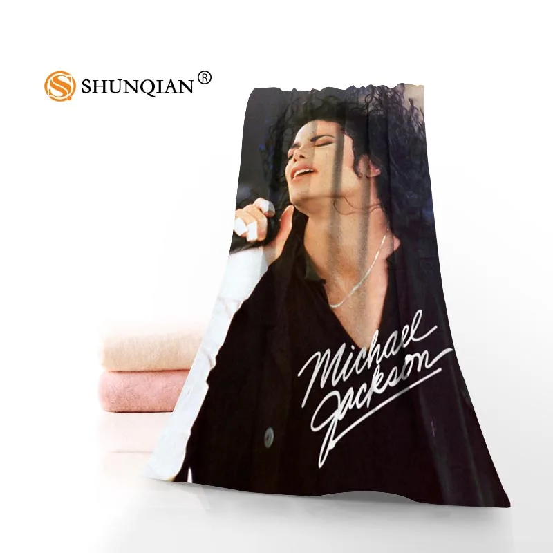 Горячая Распродажа, индивидуальное полотенце с Майклом Джексоном, Пляжное банное полотенце, спортивное полотенце для лица, настраиваемое банное полотенце с принтом - Цвет: Towel6