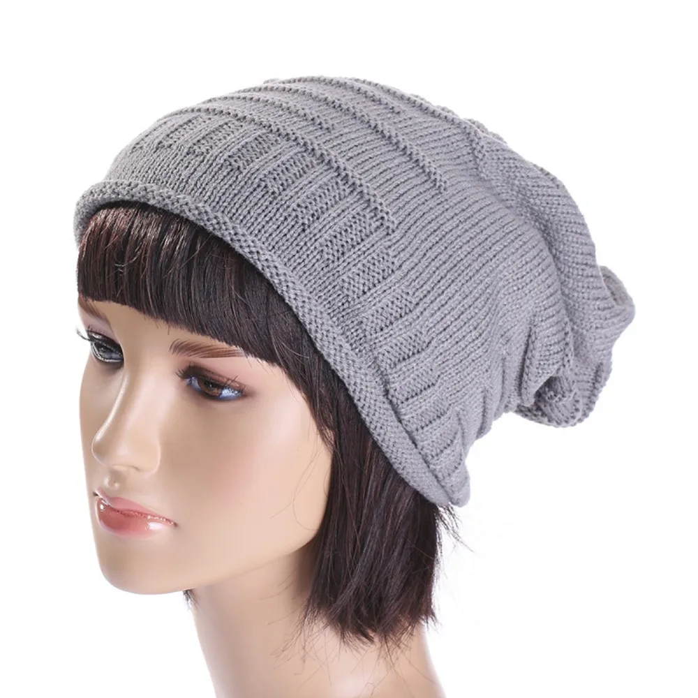 Soft Knit Hat Warm Winter Unisex Warm Fall Skullies Beanie Hip hop ...