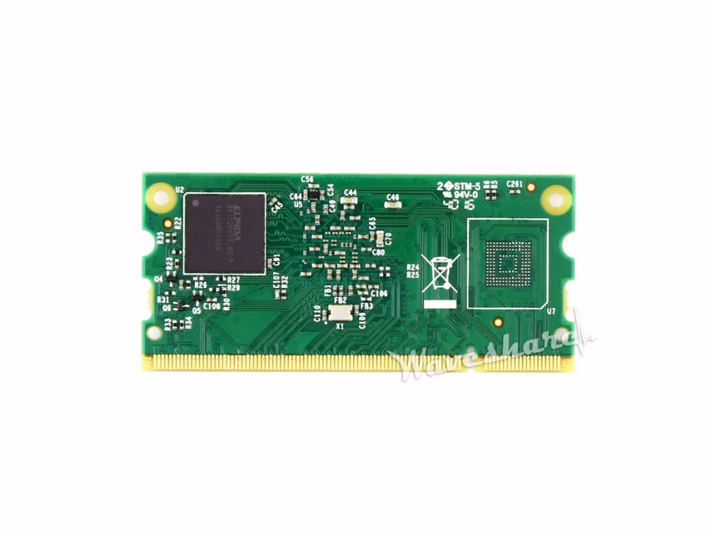 Мини ПК все в одном компьютере Raspberry Pi вычислительный модуль 3 Lite RPi CM3L 64 бит 1,2 ГГц quad-core 1 Гб Оперативная память 4 Гб флэш-памяти eMMC поддерживает ОС Windows 10