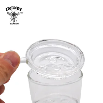 

2pcs/lot 54mm Glass Screen Hookah Plate Charcoal Foil Charcoal Holder Portable Glass Hookah Bowl