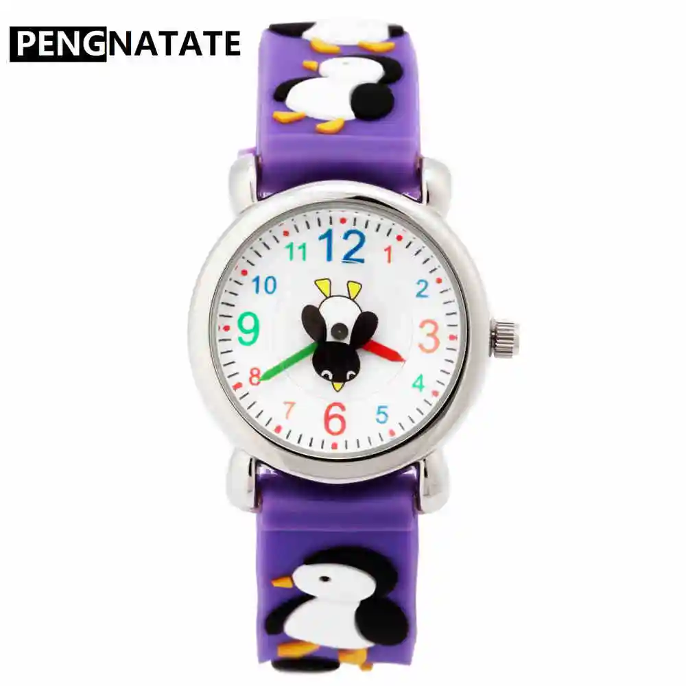 Pengnatate 漫画ペンギン時計子供たちを見て少年少女紫ストラップ子供シリコンブレスレット腕時計学生のギフト Watch For Watch For Boyswatch Kids Aliexpress Pengnatate 漫画ペンギン時計子供たちを見て少年少女紫ストラップ子供シリコンブレスレット腕時計学生のギフト Watch For Watch For Boyswatch Kids Aliexpress