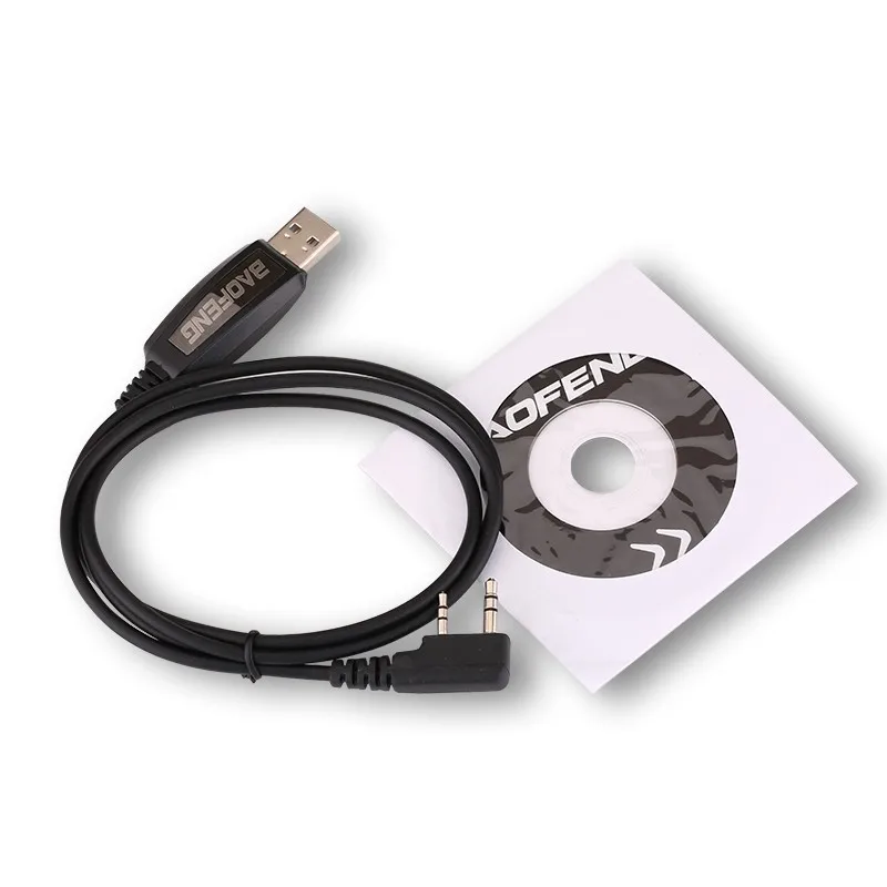 Baofeng USB Кабель для программирования, драйвер CD для UV-5RE UV-5R Pofung UV 5R uv5r 888S UV-82 UV-9R, двухсторонняя рация