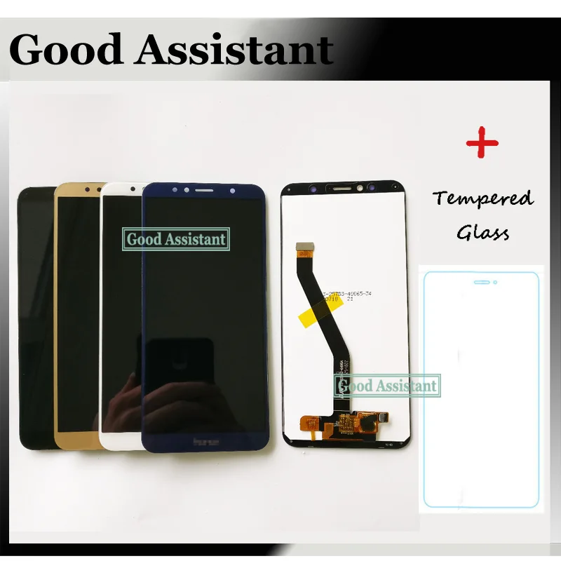 

Protective glass and 5.7 inch For Huawei Honor 7A / Honor 7A pro aum-l29 / Honor 7C LCD Display Touch Screen Digitizer Assembly
