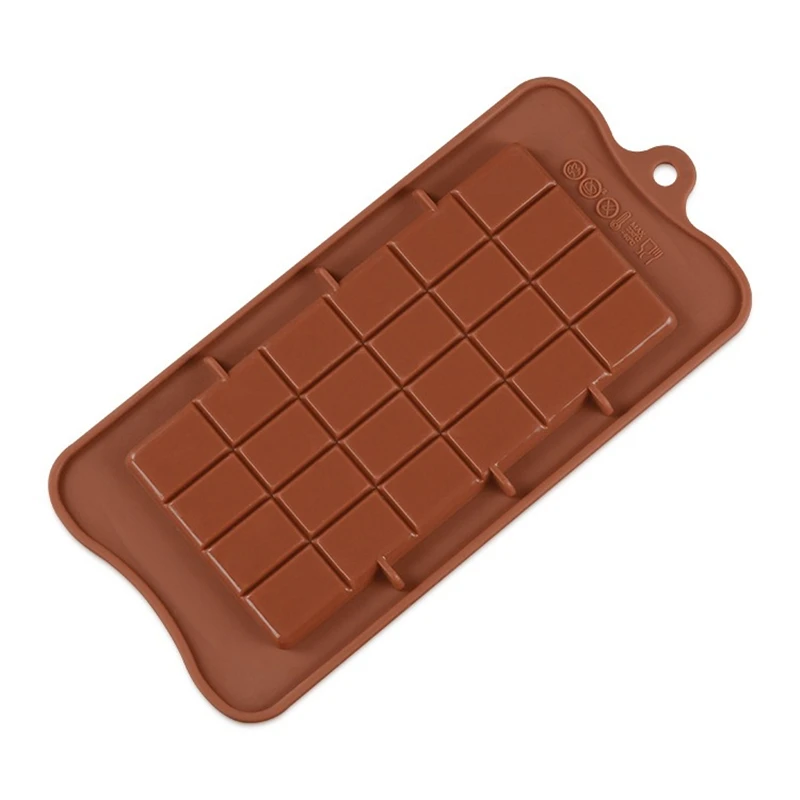 Aomily, 24 Отверстия, Классическая квадратная форма для шоколада из силикона в форме конфет, помадка, кухонная форма, силиконовая форма для шоколада, печенья, торта, сделай сам