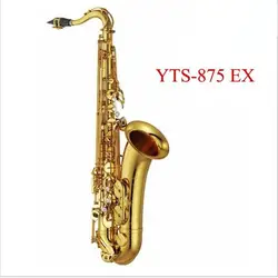 Профессиональный тенор саксофон Новый YTS 875EX B плоский лак золото латунь sax высокое качество играть профессионально Классическая