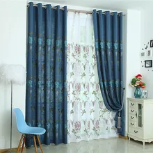 Постельное белье из чистого хлопка новые высококлассные гостиной спальни шторы вышитые цветы