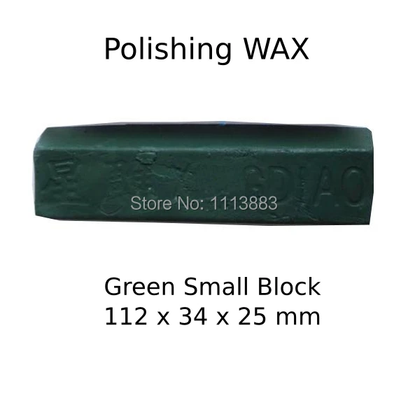 Маленький зеленый блок полировки Воск оттачивая полировки соединения окись хрома 112x34x25 мм
